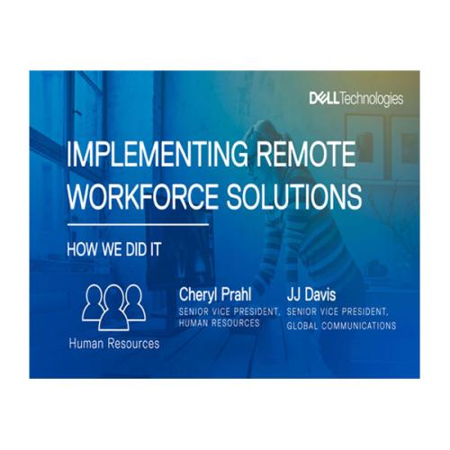 Dell Implementing Remote Workforce chennai, hyderabad