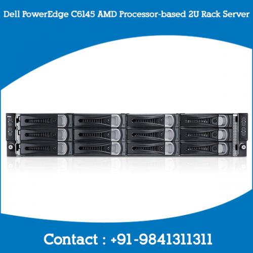 Dell PowerEdge C6145 AMD Processor-based 2U Rack Server dealers price chennai, hyderabad, andhra, telangana, secunderabad, tamilnadu, india