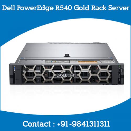 Latest Dell PowerEdge R540 Gold Rack Server models pricelist india Dell PowerEdge R540 Gold Rack Server dealers price chennai, hyderabad, andhra, telangana, secunderabad, tamilnadu, india