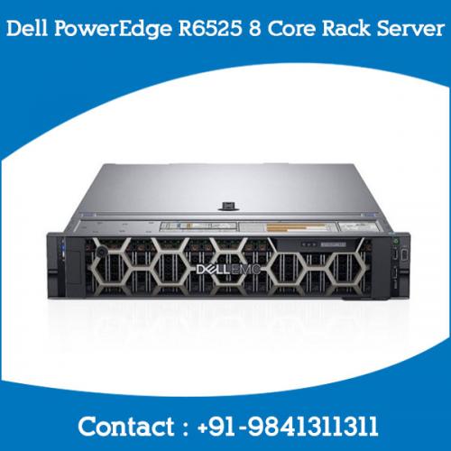 Dell PowerEdge R6525 8 Core Rack Server chennai, hyderabad