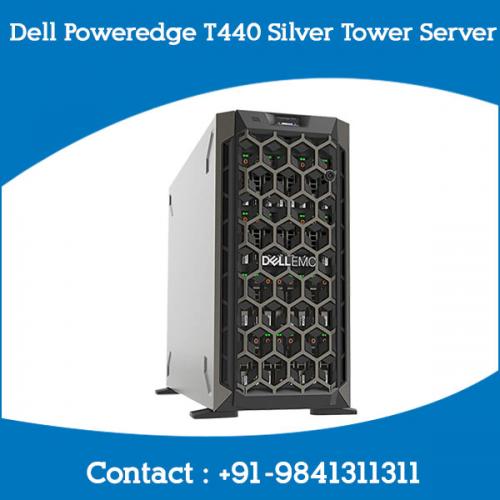 Dell Poweredge T440 Silver Tower Server dealers price chennai, hyderabad, andhra, telangana, secunderabad, tamilnadu, india